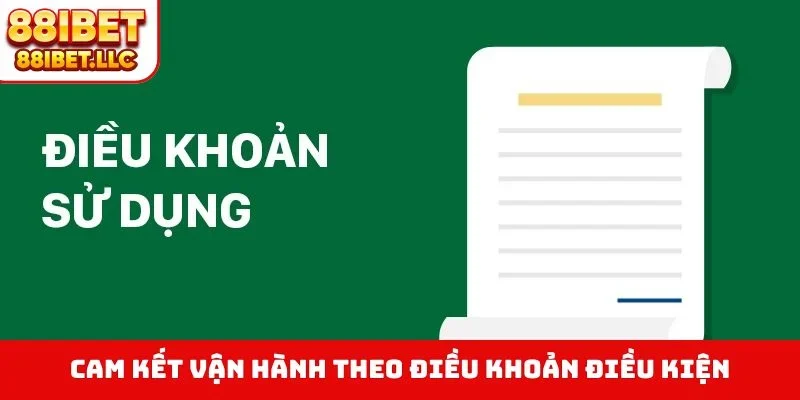 Điều Khoản Điều Kiện 4 Cam kết vận hành theo điều khoản điều kiện
